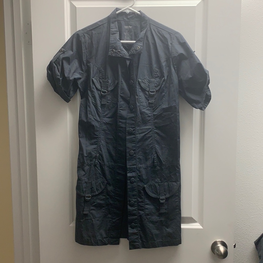 Gray T-shirt dress
